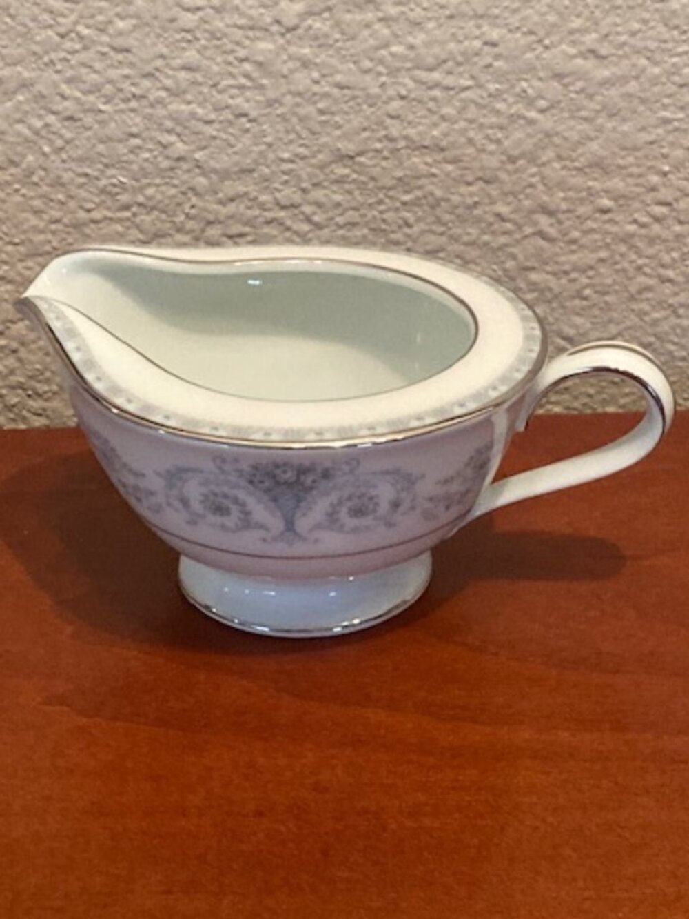 🌸 Vintage Noritake “Allenby” Creamer – Blue Floral & Gold Trim – 1920s/30s 🌸